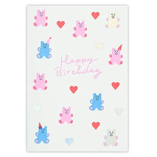 Chic Birthday Press Card
