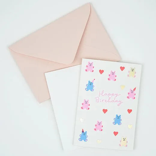 Chic Birthday Press Card