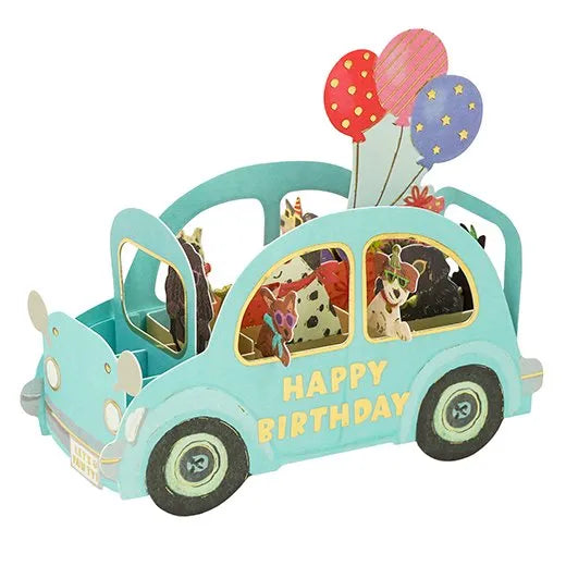 Party Car Birthday Pop-Up Card