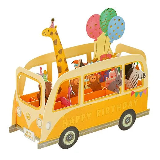 Party Car Birthday Pop-Up Card