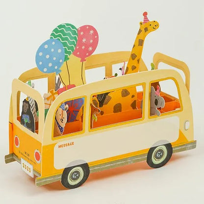 Party Car Birthday Pop-Up Card