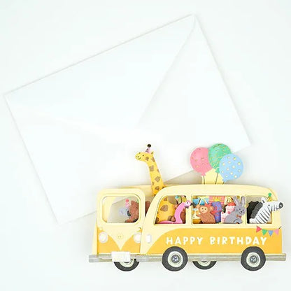 Party Car Birthday Pop-Up Card