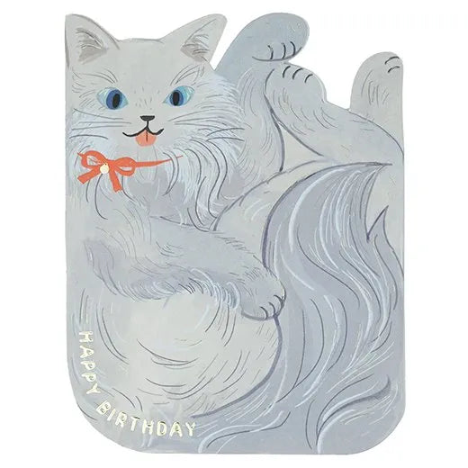 Birthday Cuddly Cat Card