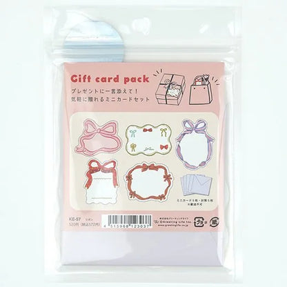 Gift Card Pack Ribbon KE-57