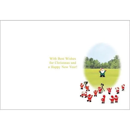 Japanese Style Mini Santa Thru Card Golf SJ-73