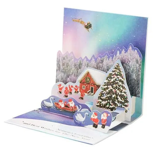 Mini Santa Pop-Up Card P-258