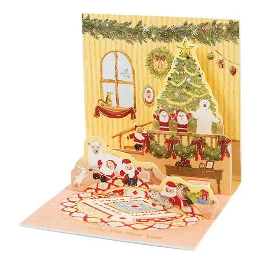 Mini Santa Pop-Up Card P-259