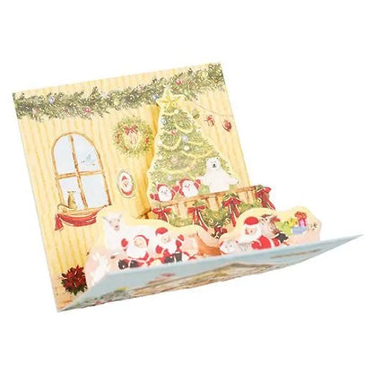 Mini Santa Pop-Up Card P-259