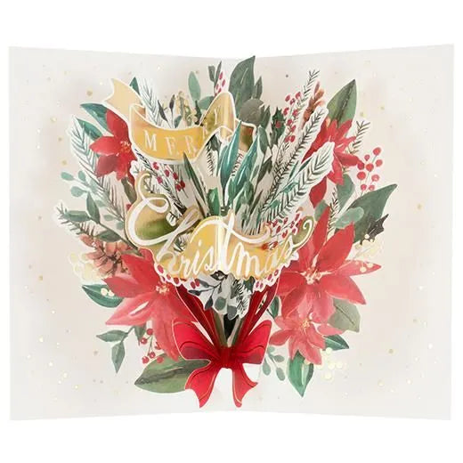 Christmas Bouquet Pop-Up Card TK-34