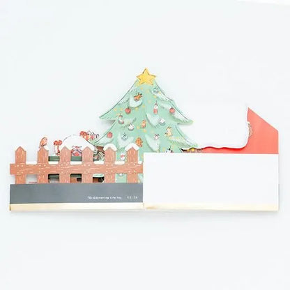 Christmas Miniature Garden Card Santa KE-26