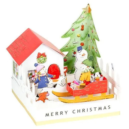 Christmas Miniature Garden Cards for Kids KE-27