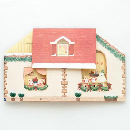 Mini Santa House Pop-Up Card P-261