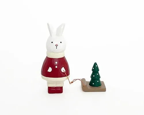 T-lab polepole animal Holiday Christmas Rabbit Santa/Tree