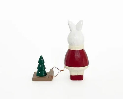 T-lab polepole animal Holiday Christmas Rabbit Santa/Tree