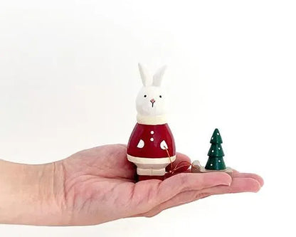 T-lab polepole animal Holiday Christmas Rabbit Santa/Tree