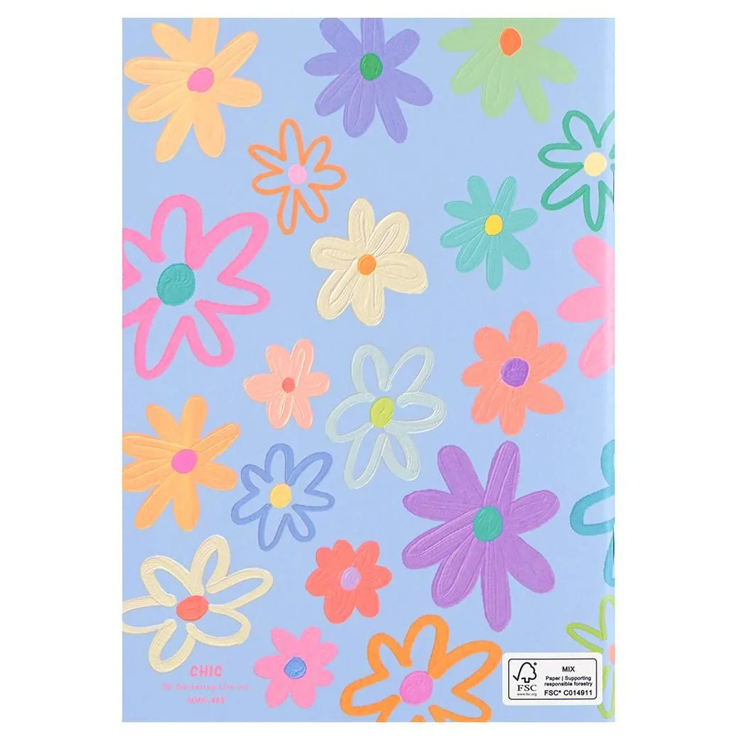 Chic A5 Notebook Flower