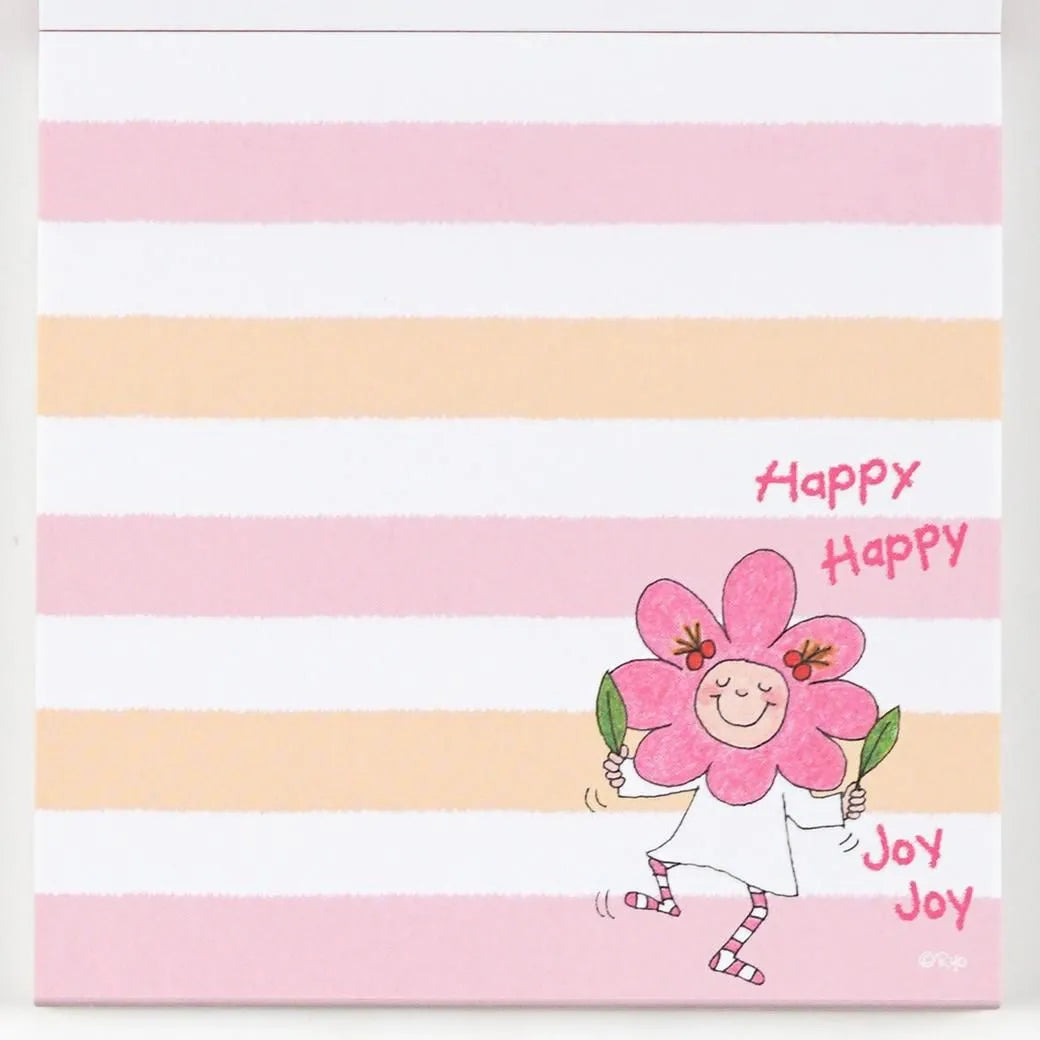 Coco-chan Square Memo Pad Tulip
