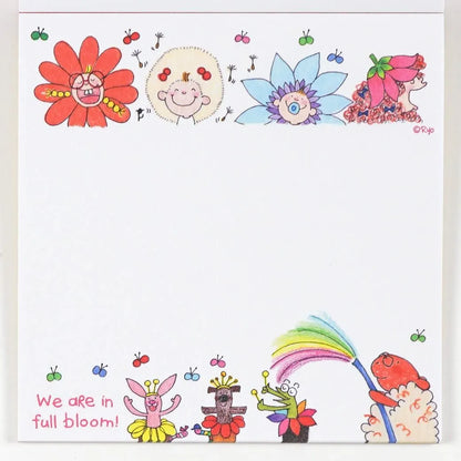 Coco-chan Square Memo Pad Tulip