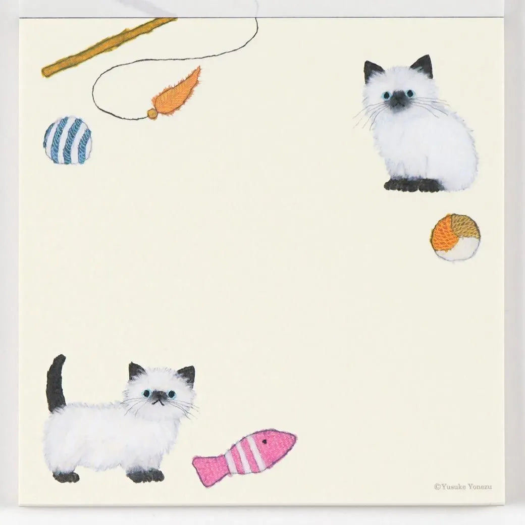 Yusuke Yonezu Square Memo Cat YZN-457