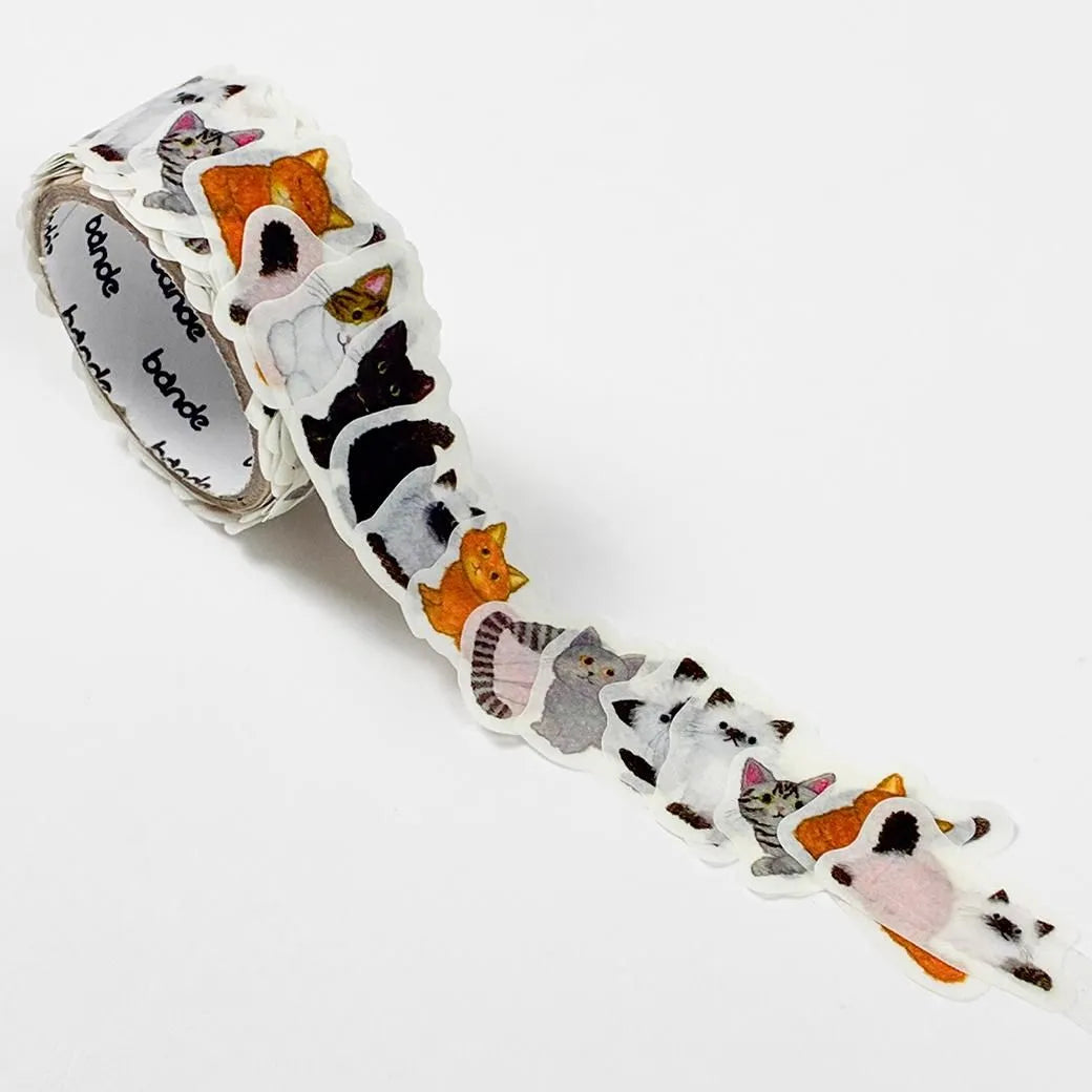 Yusuke Yonezu Bande Die-Cut Masking Tape, 20mm Wide, Cat