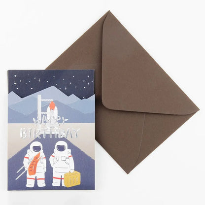 Birthday UMA Pop-Up Mini Card Rocket