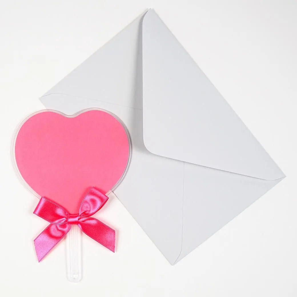 Oshi Fan Birthday Card Pink