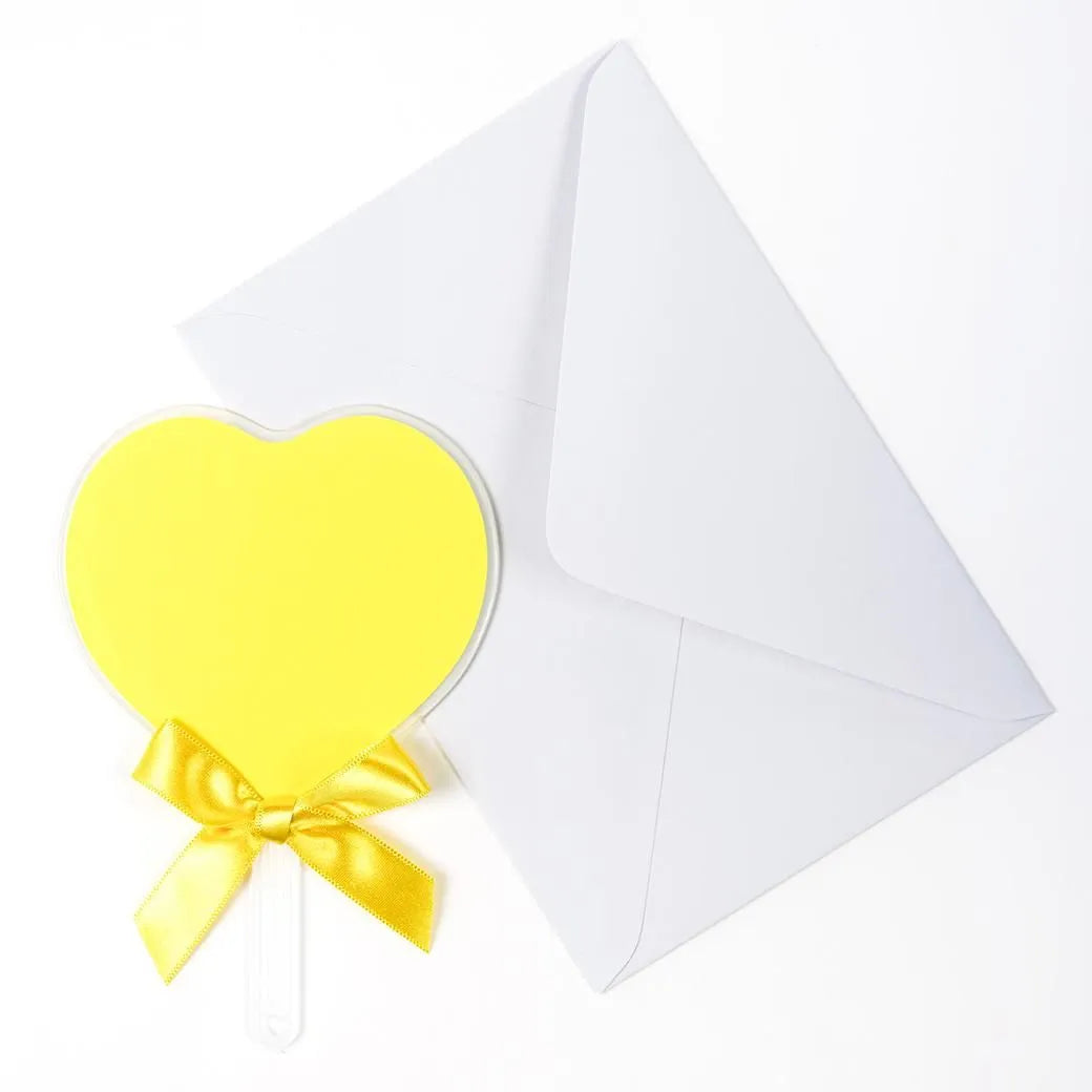 Oshi Fan Birthday Card Yellow