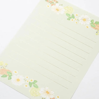 Flower Letter Set Green