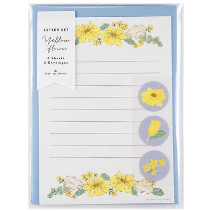 Flower Letter Set Yellow