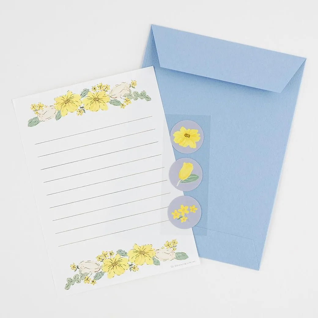Flower Letter Set Yellow