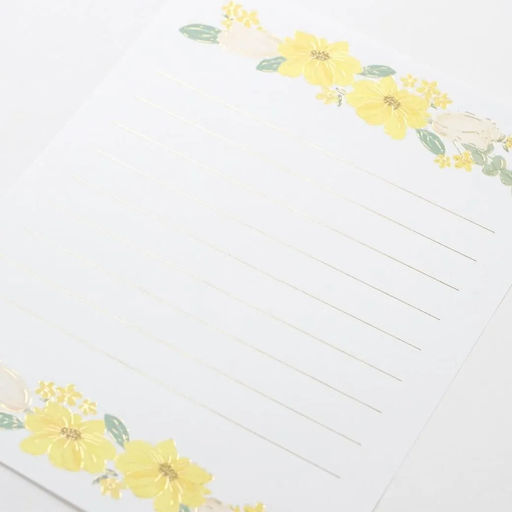 Flower Letter Set Yellow
