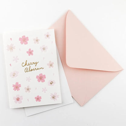 Sakura letterpress card