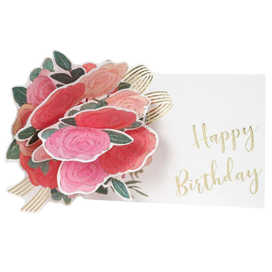 Birthday Flower Pop-Up Mini Card