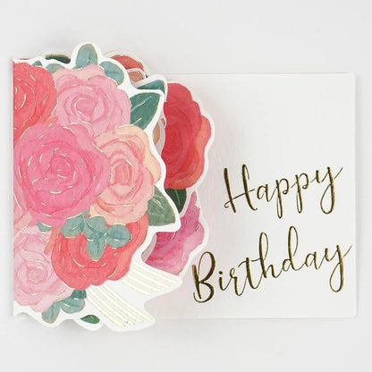Birthday Flower Pop-Up Mini Card