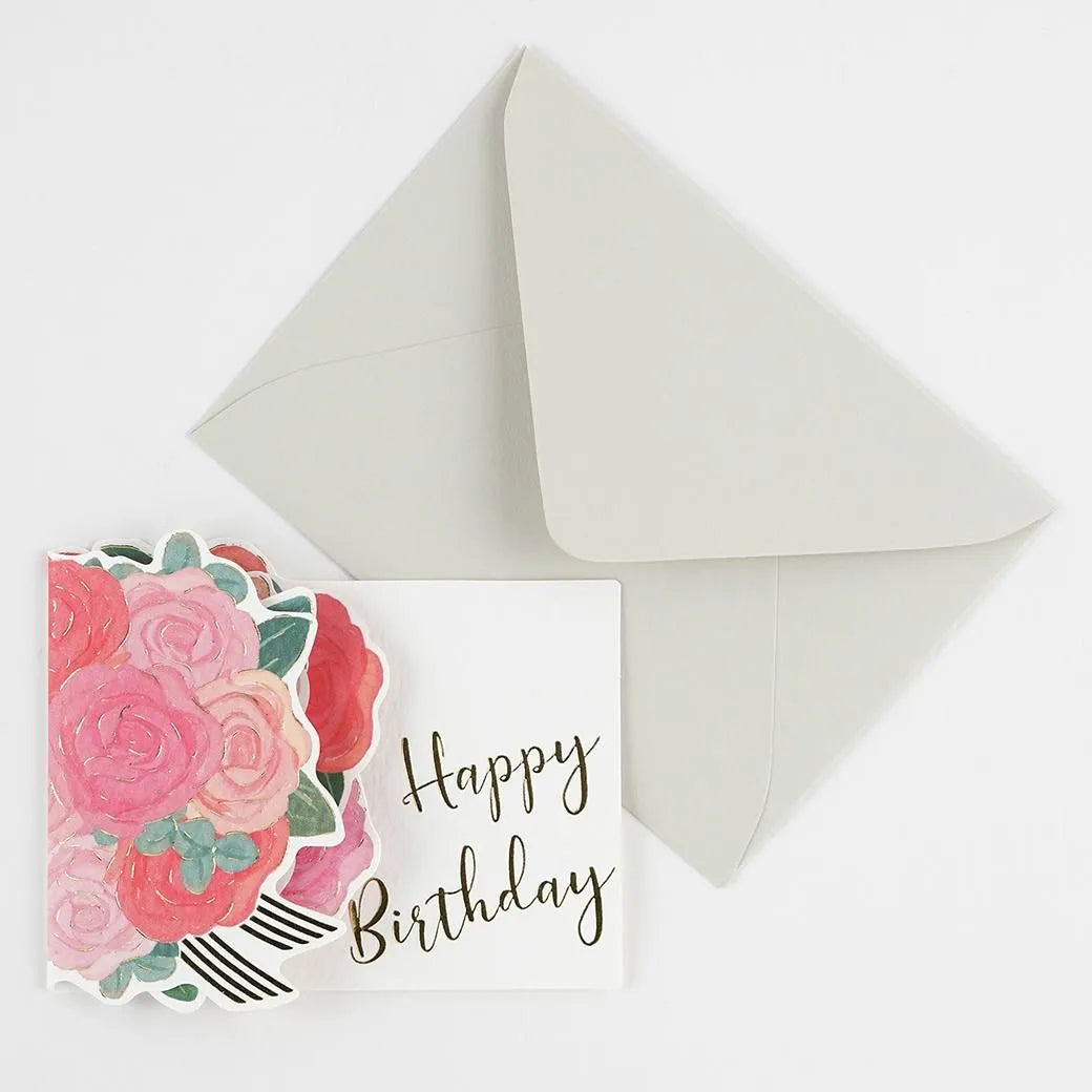 Birthday Flower Pop-Up Mini Card