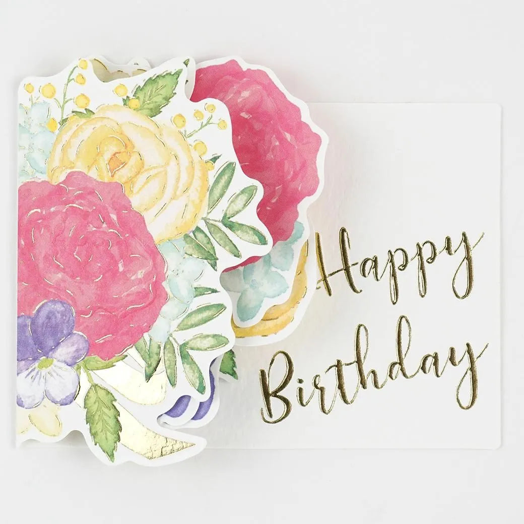Birthday Flower Pop-Up Mini Card