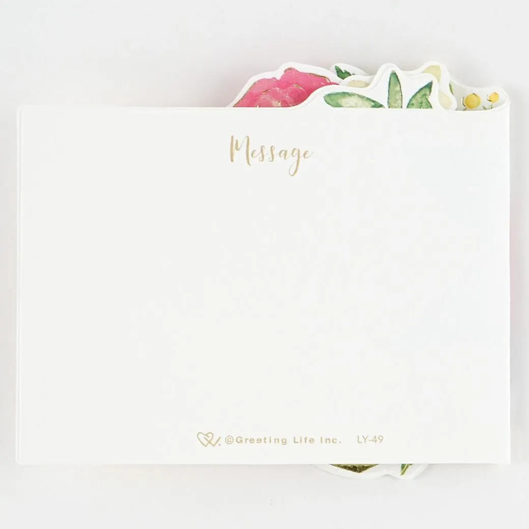 Birthday Flower Pop-Up Mini Card