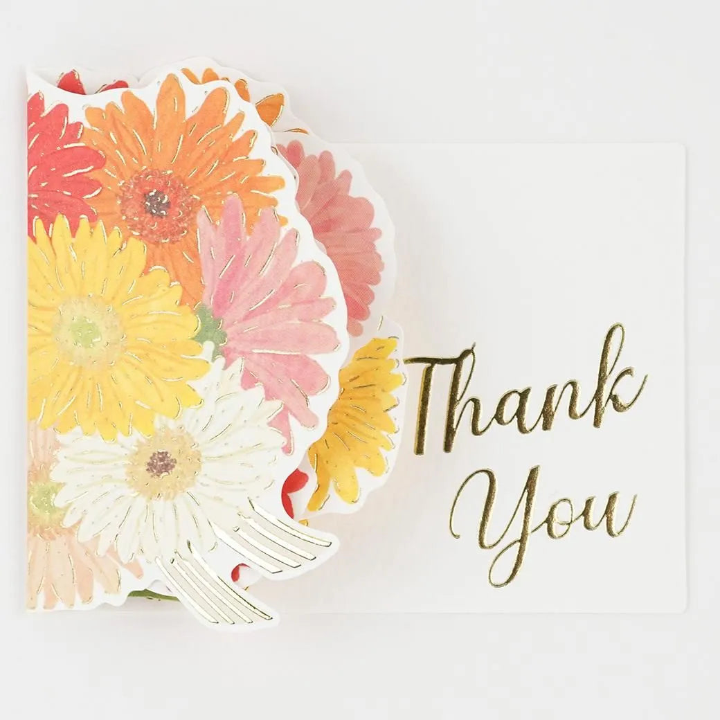 Thank You Flower Pop-Up Mini Card