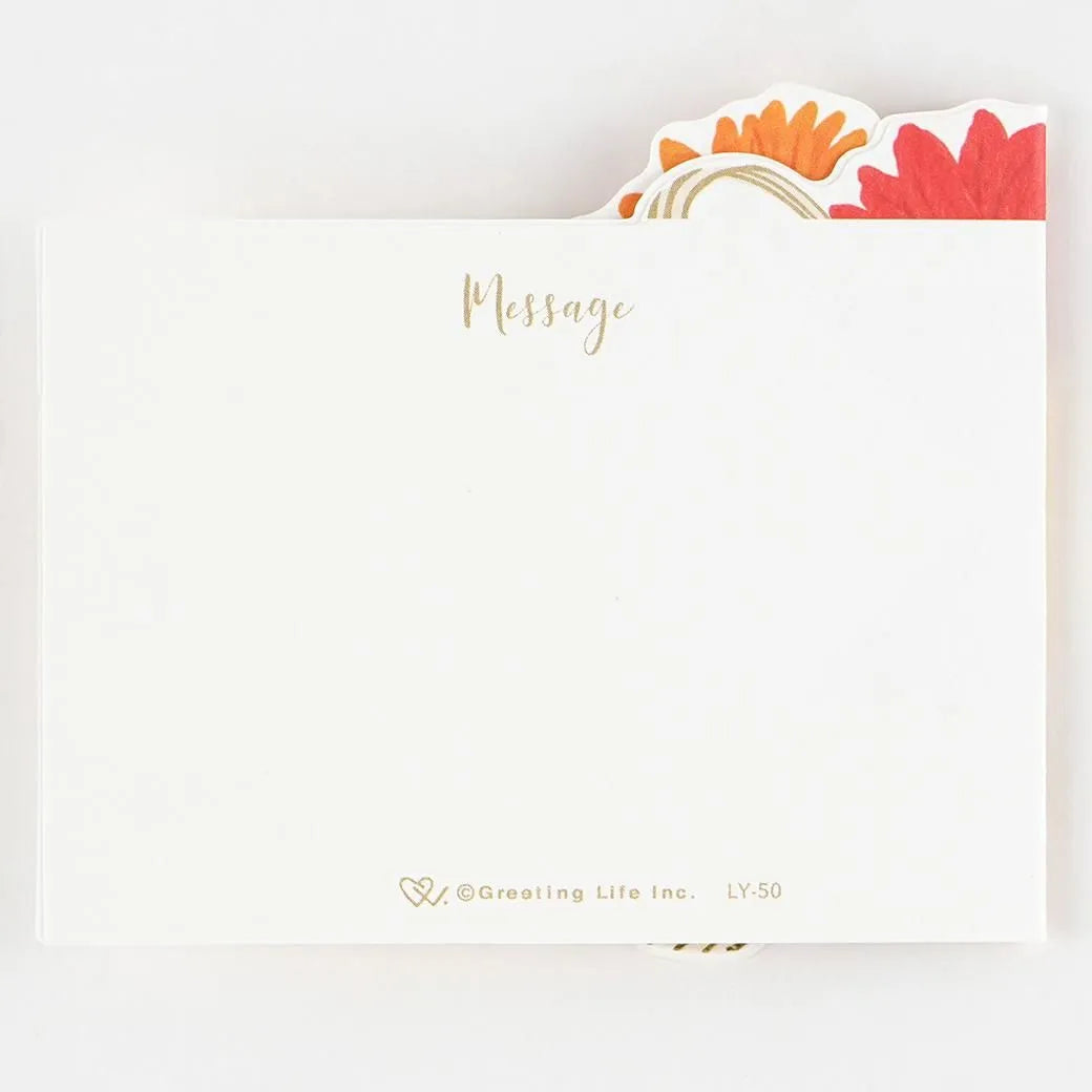 Thank You Flower Pop-Up Mini Card