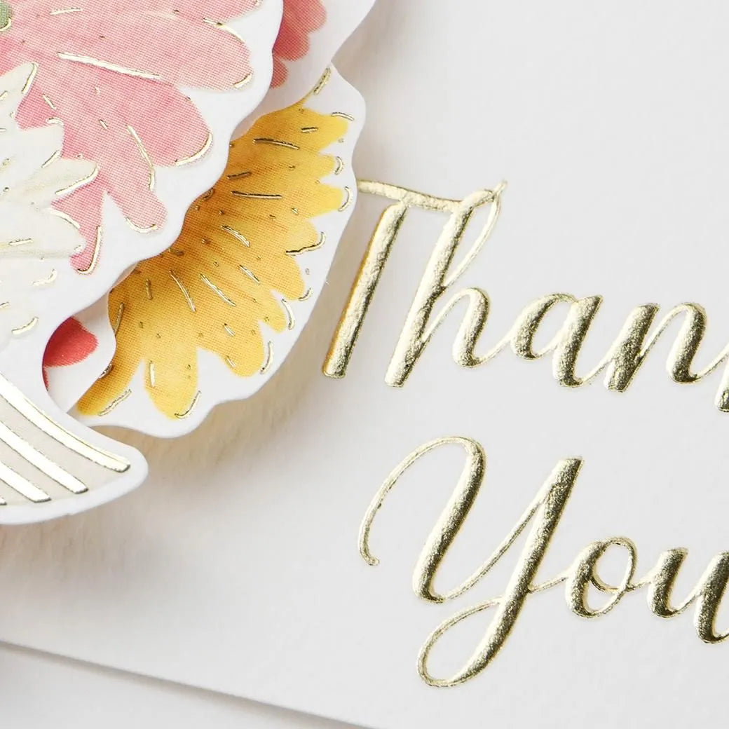 Thank You Flower Pop-Up Mini Card
