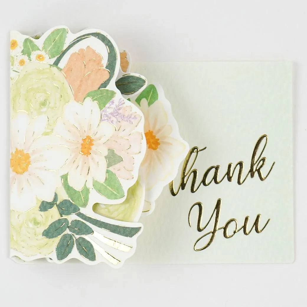 Thank You Flower Pop-Up Mini Card