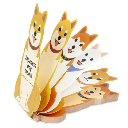 Greeting Life Animal Die Cut Memo Japanese Dog ETN-216