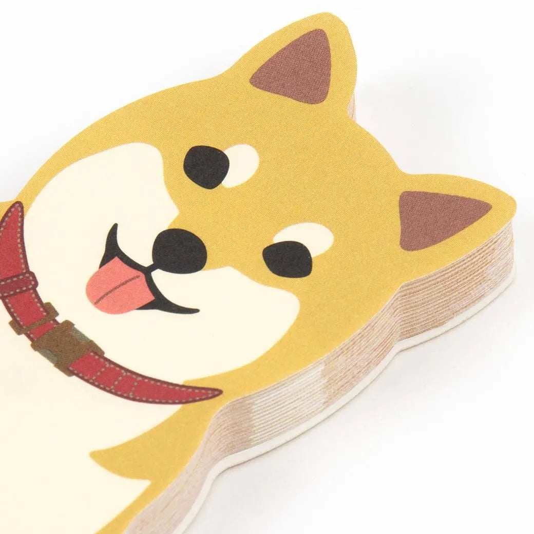 Greeting Life Animal Die Cut Memo Japanese Dog ETN-216