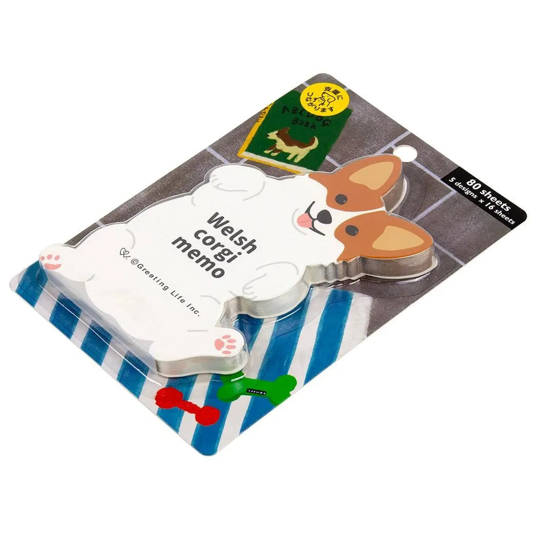 Greeting Life Animal Die Cut Memo Corgi ETN-217