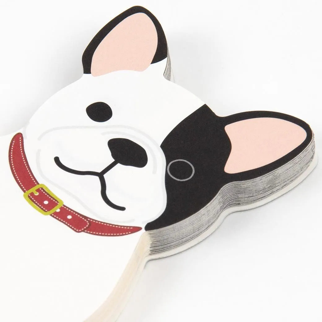 Greeting Life Animal Die Cut Memo French Bulldog ETN-218