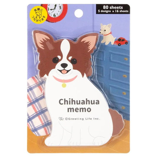 Greeting Life Animal Die Cut Memo Chihuahua ETN-219