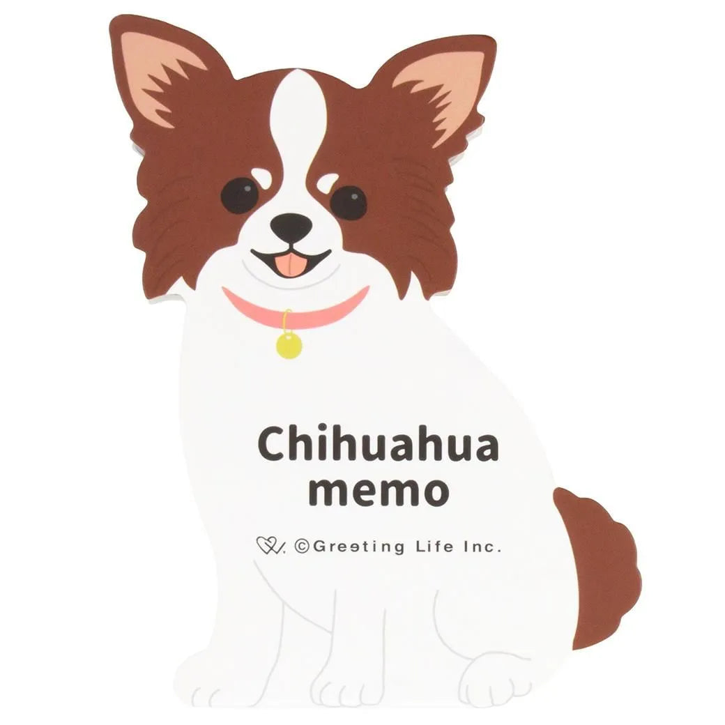 Greeting Life Animal Die Cut Memo Chihuahua ETN-219