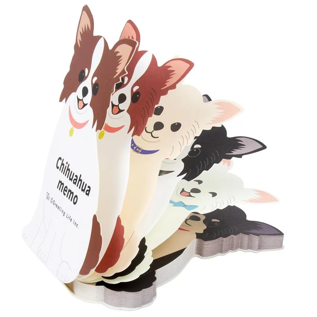 Greeting Life Animal Die Cut Memo Chihuahua ETN-219