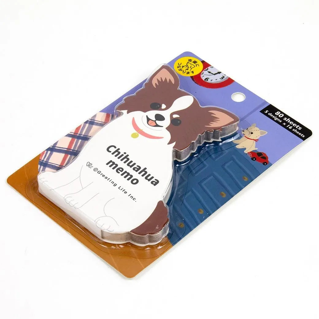 Greeting Life Animal Die Cut Memo Chihuahua ETN-219