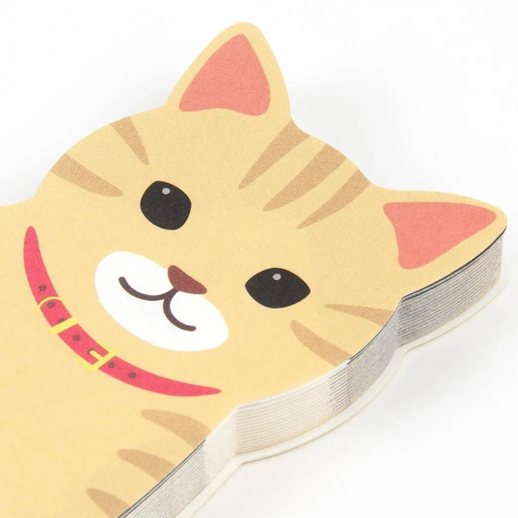 Greeting Life Animal Die Cut Memo Cat ETN-221